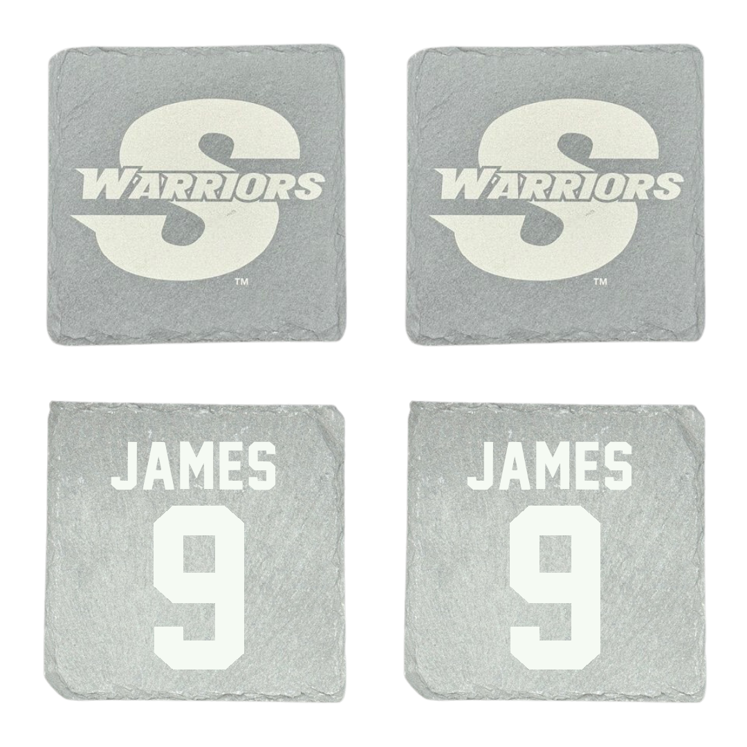 Stanislaus State Volleyball Stone Coaster (4 Pack)  - #9 Kryslin James