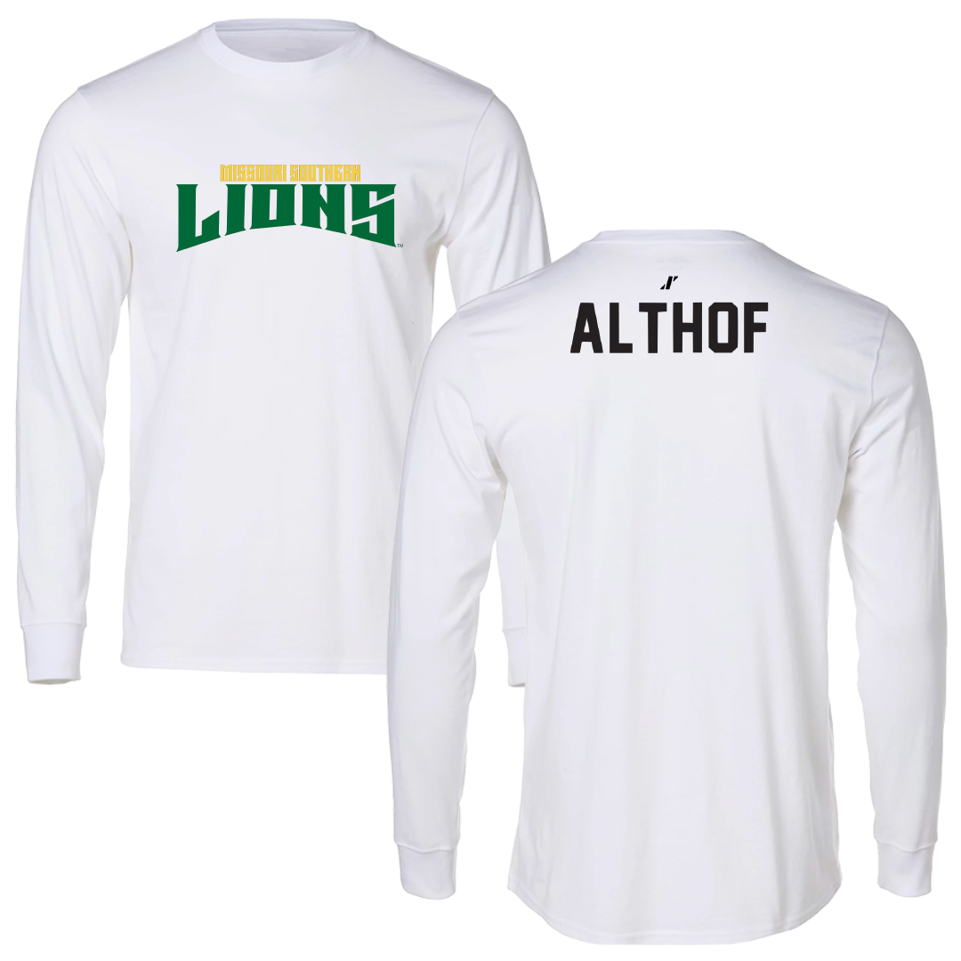 Missouri Southern State University Cheer White Classic Long Sleeve - Kenna Althof