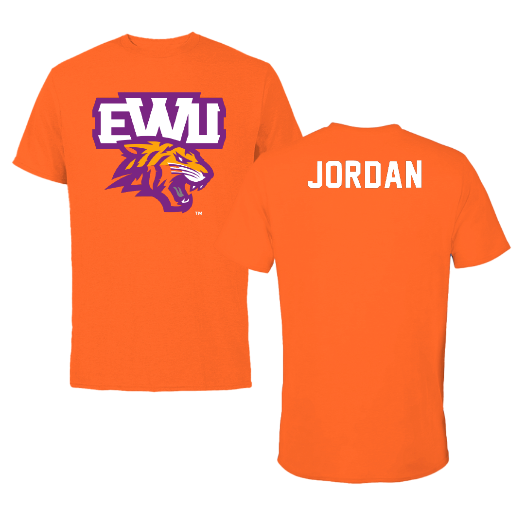 Edward Waters University Cheer Orange Tee - Cambria Jordan