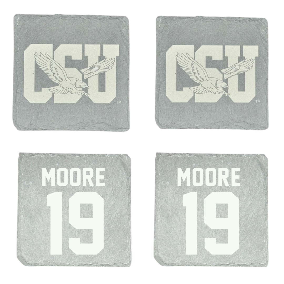Coppin State University Baseball Stone Coaster (4 Pack)  - #19 Daniel Moore