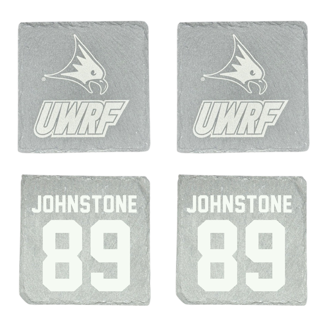 University of Wisconsin-River Falls Football Stone Coaster (4 Pack)  - #89 Adam Johnstone