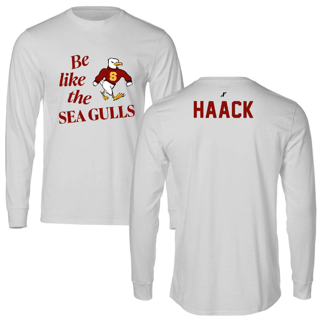 Salisbury University TF and XC Light Gray Be Like Us Long Sleeve - Marlyse Haack