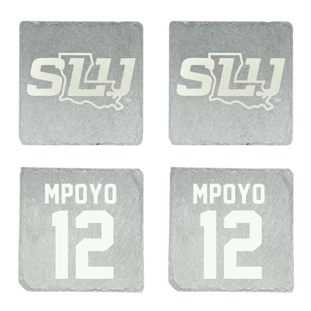Southeastern Louisiana University Basketball Stone Coaster (4 Pack)  - #12 Joe Mpoyo