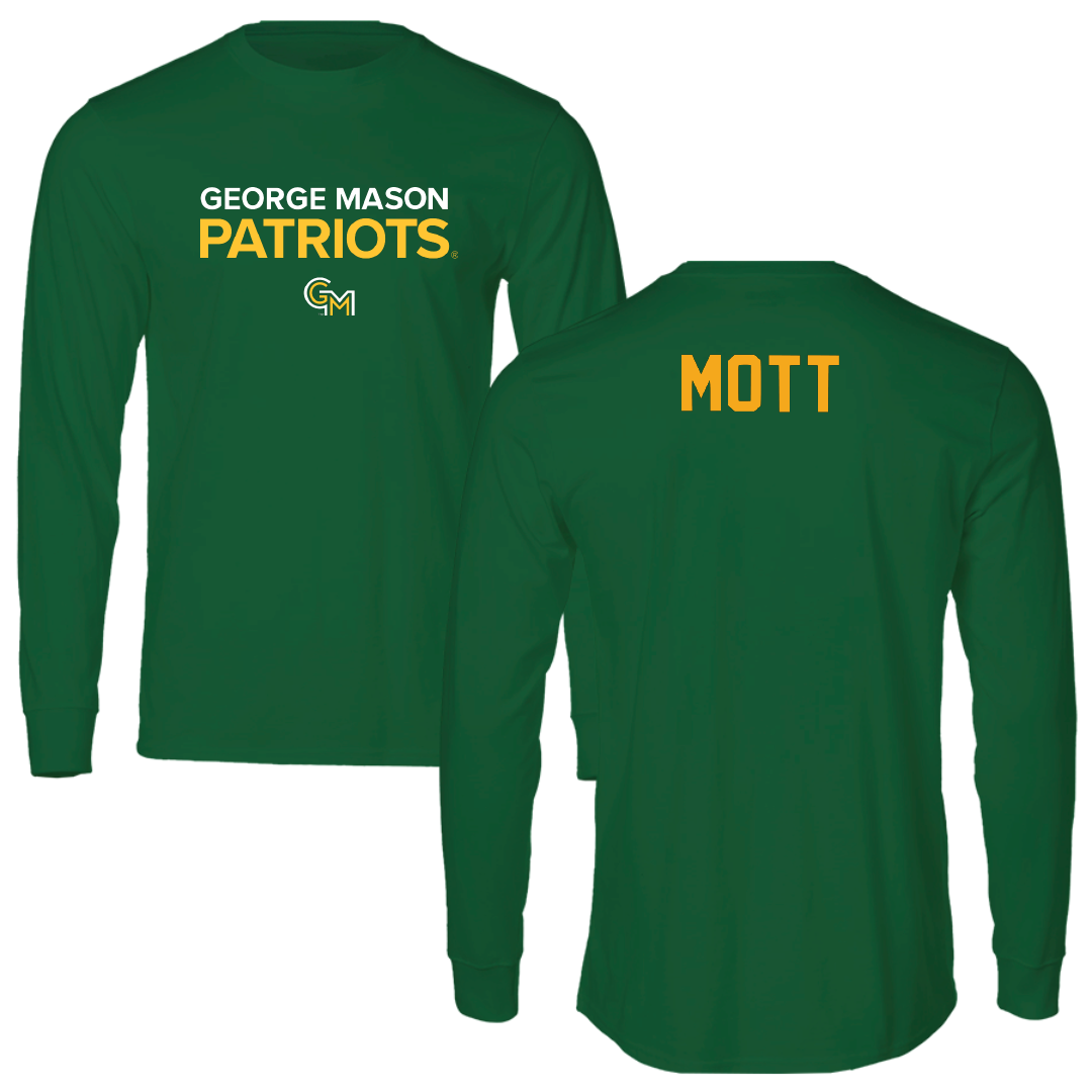 George Mason University Swimming & Diving Green Performance Long Sleeve - Greta Mott