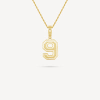 Gold Presidents Pendant and Chain - #9 Henley Hooks