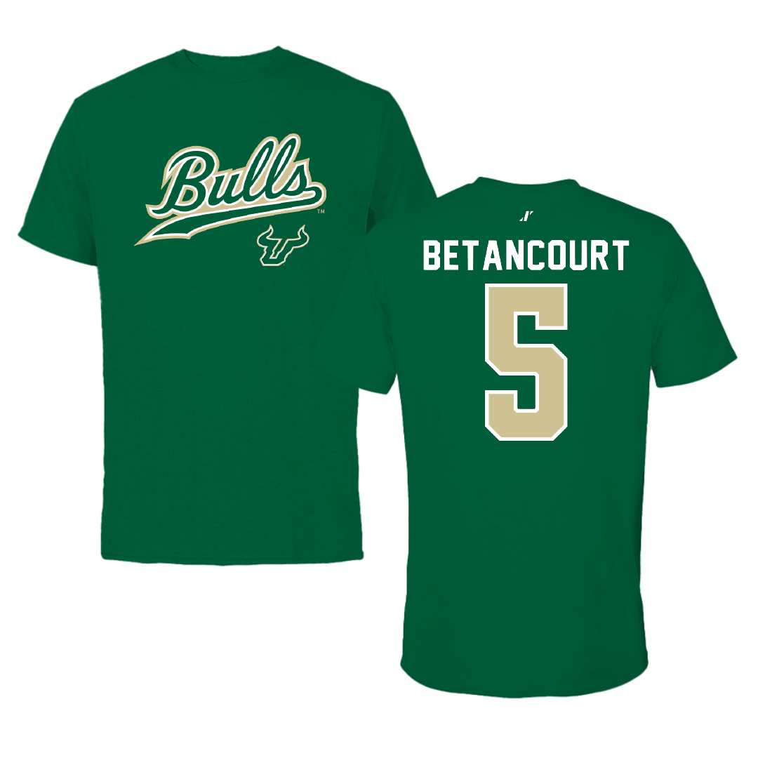 University of South Florida Baseball Green General Tee - #5 Rafael Betancourt