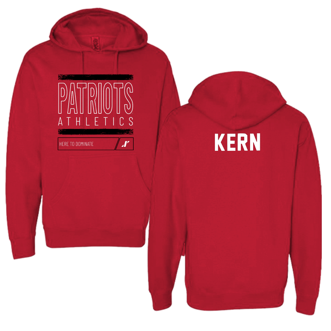 Dallas Baptist University TF and XC Red Dominate Hoodie - Emily Kern