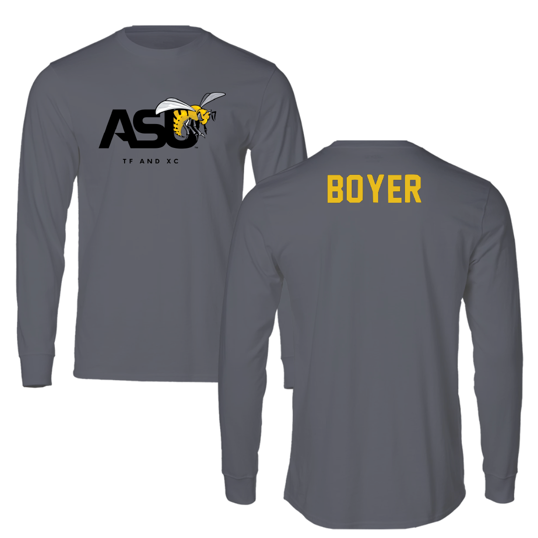 Alabama State University TF and XC Dark Gray Long Sleeve - Alisha Boyer