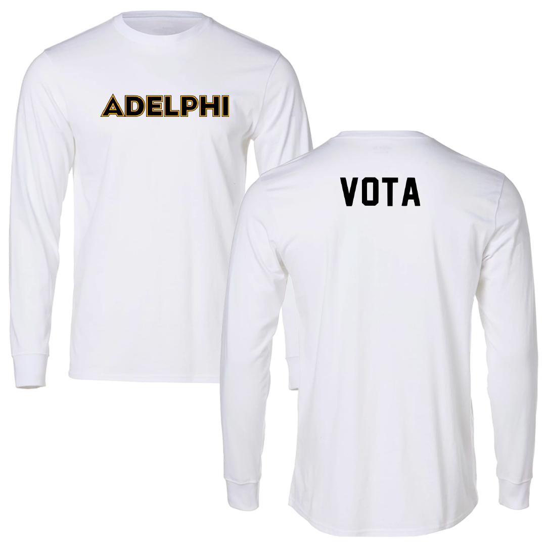 Adelphi University Dance White Performance Long Sleeve - Grace Vota