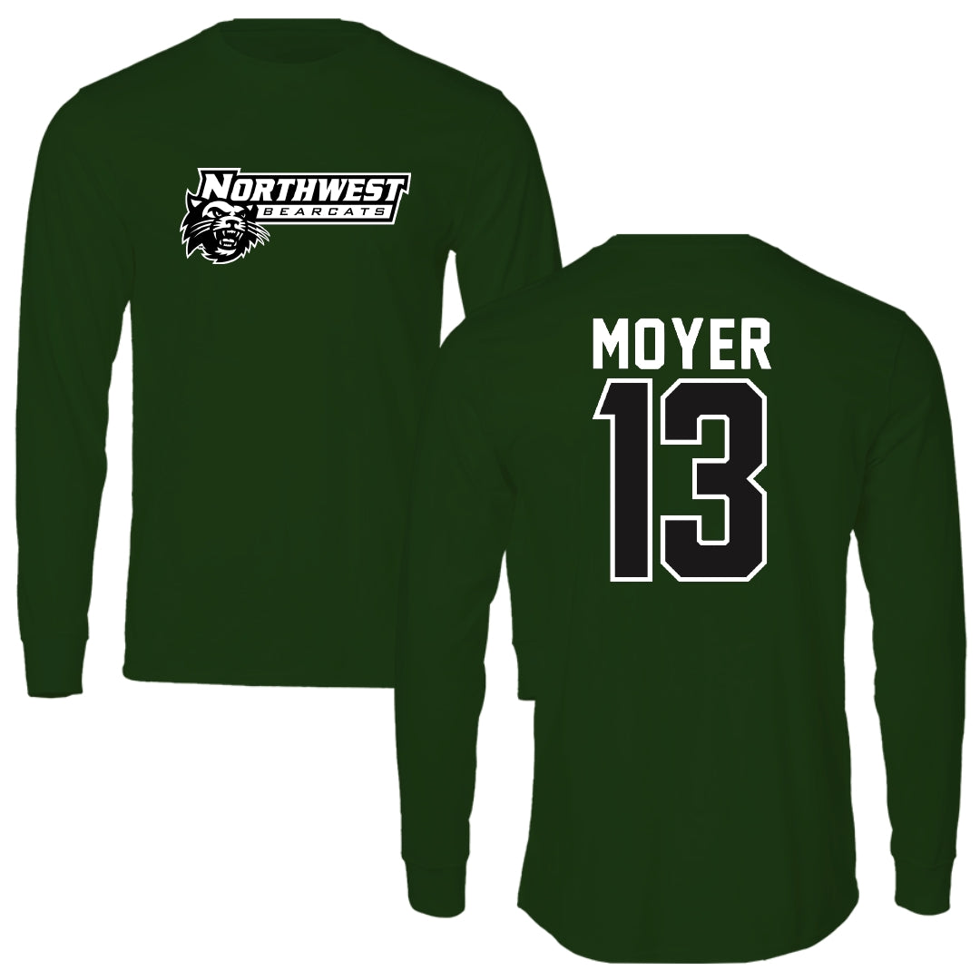 Northwest Missouri State University Softball Forest Green Long Sleeve - #13 Olivia Moyer