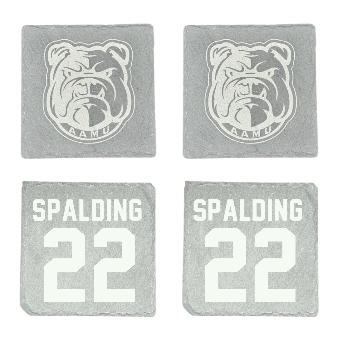 Alabama A&M University Volleyball Stone Bulldogs Coaster (4 Pack)  - #22 Saniya Spalding