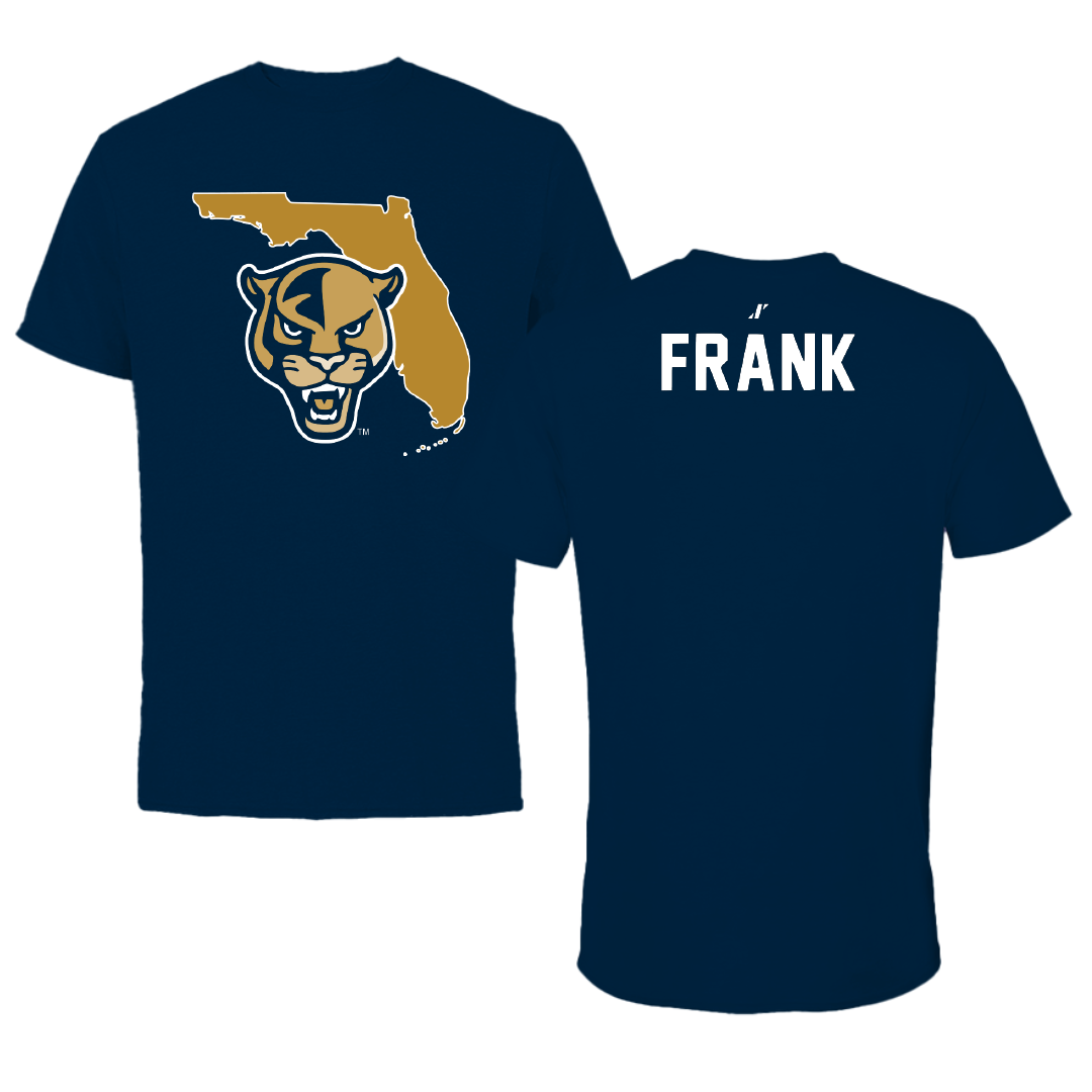 Florida International University Swimming & Diving Navy State Tee - Nicole Frank