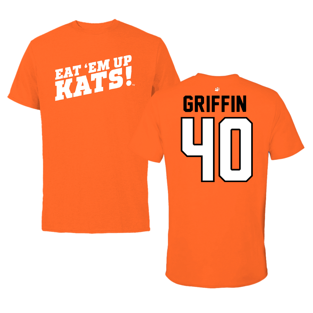 Sam Houston State University Baseball Orange Tee - #40 Cade Griffin