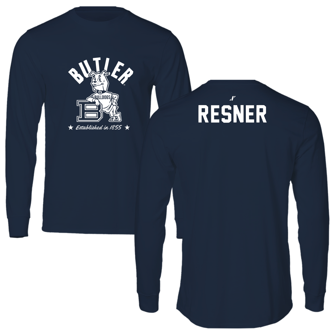 Butler University Swimming & Diving Navy General Performance Long Sleeve - Sophia Resner