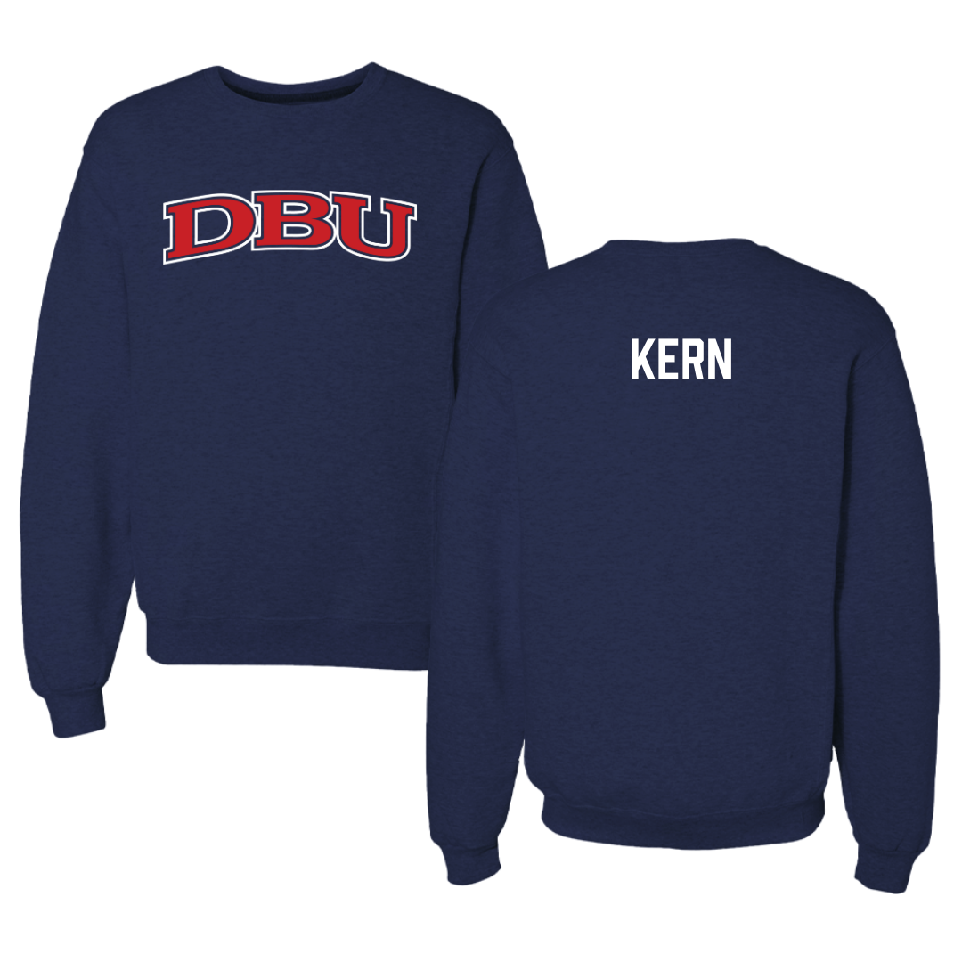 Dallas Baptist University TF and XC Navy DBU Crewneck - Emily Kern