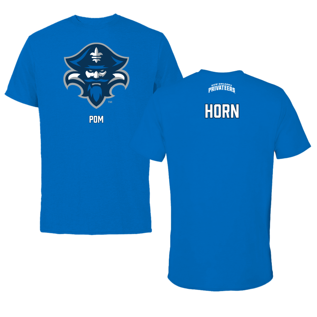 University of New Orleans POM Blue Mascot Performance Tee - Joyce Horn