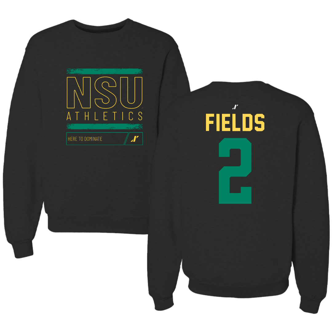 Norfolk State University Basketball Black Dominate Crewneck - #2 Niya Fields