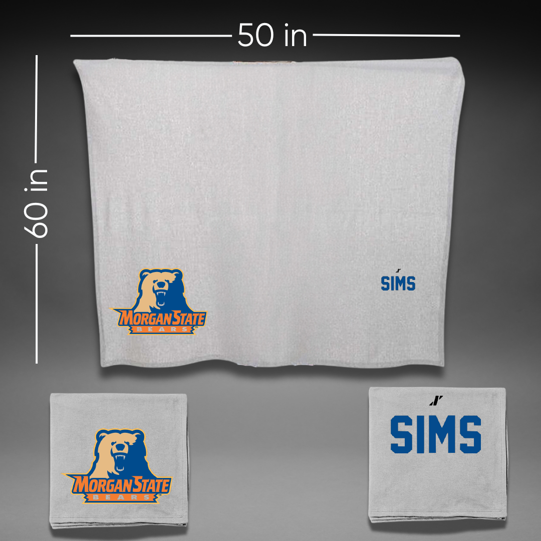 Morgan State University TF and XC Gray Blanket - Antonio Sims