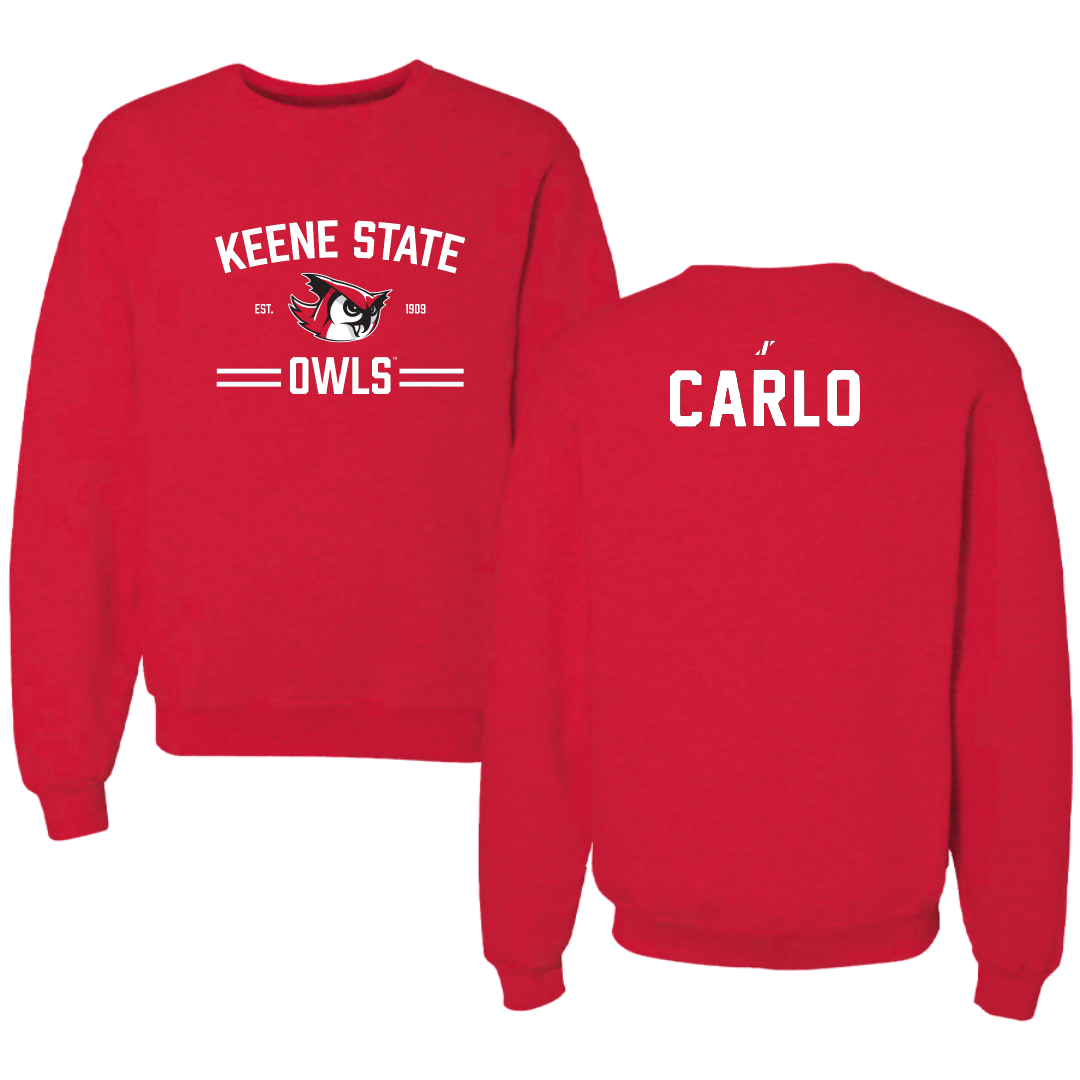 Keene State College TF and XC Red General Crewneck - Eric Carlo