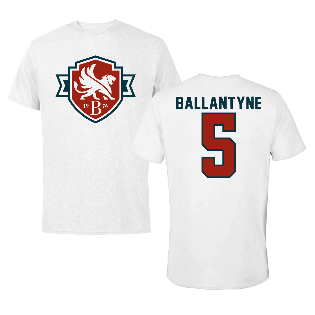 Bethesda University Basketball White Tee - #5 Samantha Ballantyne