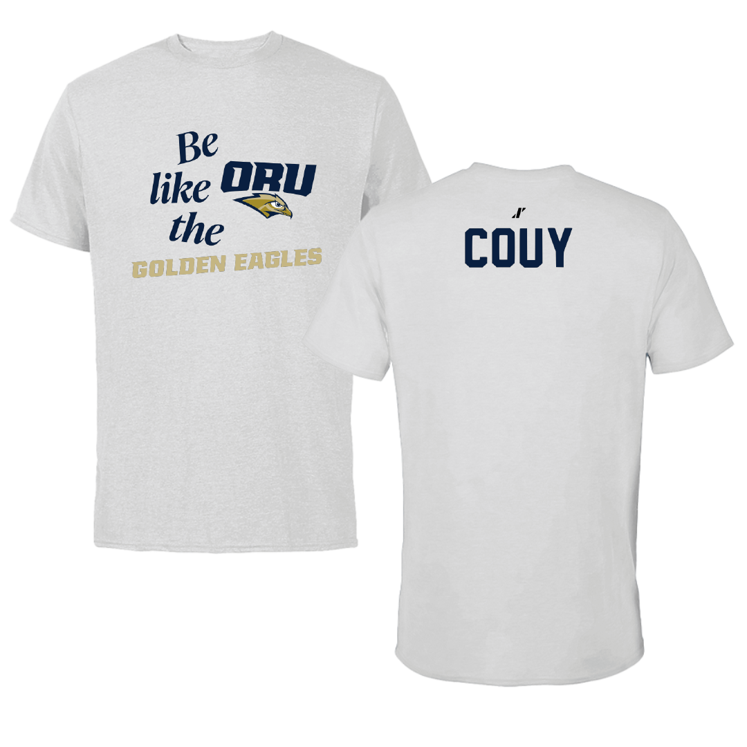 Oral Roberts University Tennis Light Gray Be Like Us Performance Tee - Lucas Couy