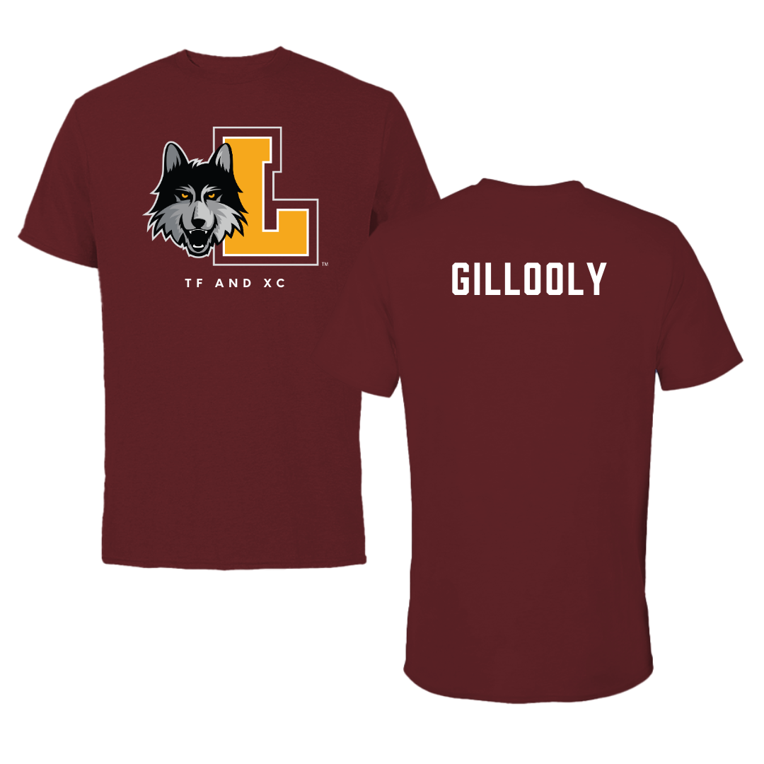 Loyola University-Chicago TF and XC Maroon Mascot Performance Tee - Ali Gillooly