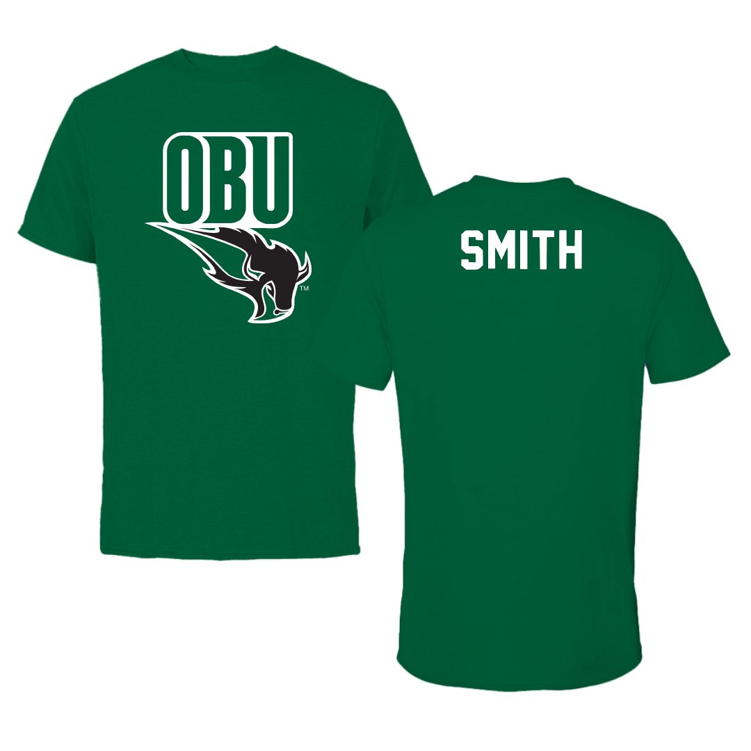 Oklahoma Baptist University Cheer Green Performance Tee - Gracie Smith