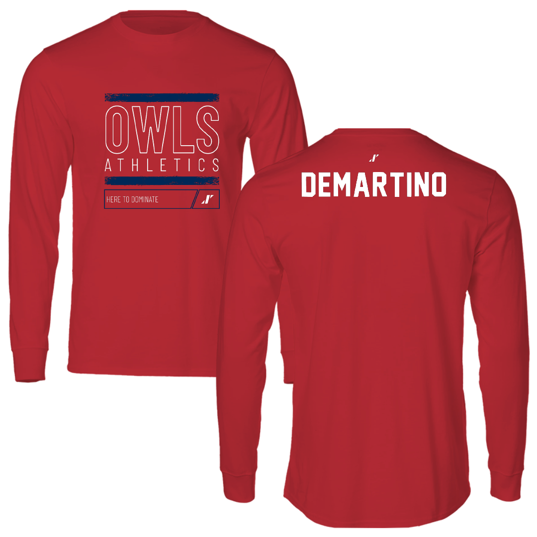 Florida Atlantic University Cheer Red Dominate Long Sleeve - Laura DeMartino