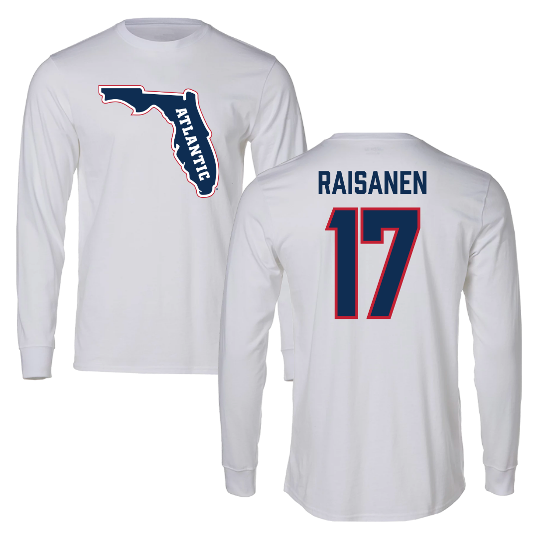 Florida Atlantic University Soccer White Long Sleeve - #10 Jamie Howell