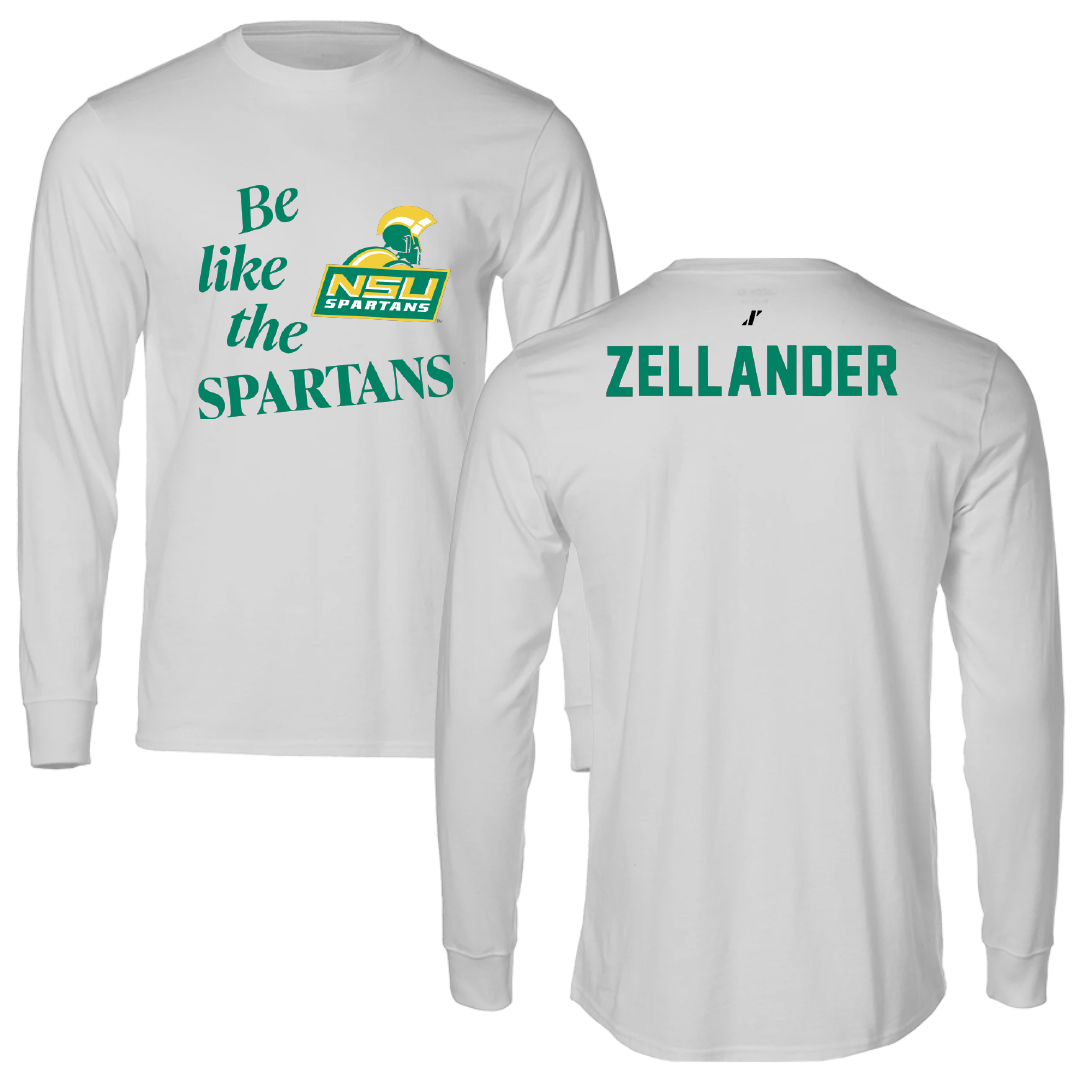 Norfolk State University TF and XC Light Gray Be Like Us Long Sleeve - Jeremiah Zellander