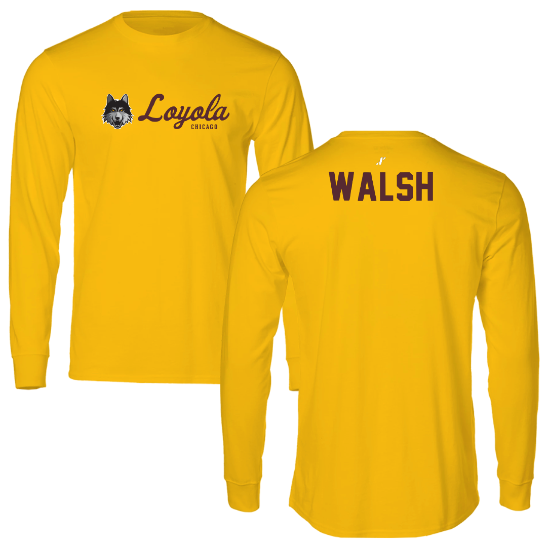 Loyola University-Chicago Golf Gold General Long Sleeve - Ryan Walsh