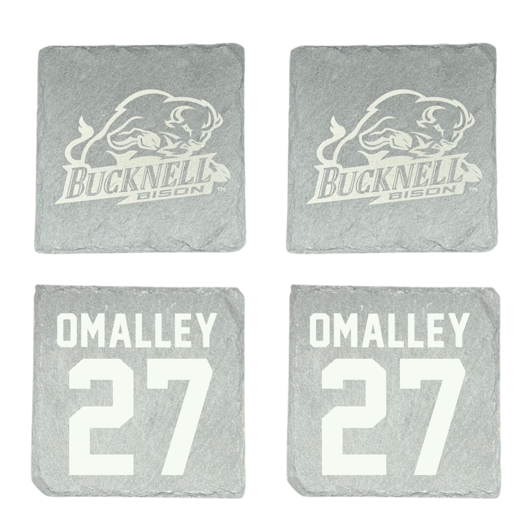 Bucknell University Baseball Stone Coaster (4 Pack)  - #27 Jack OMalley