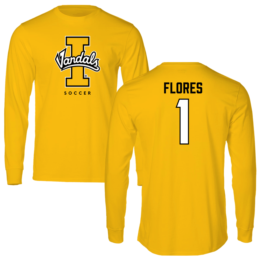 University of Idaho Soccer Gold Performance Long Sleeve - #1 Paula Flores