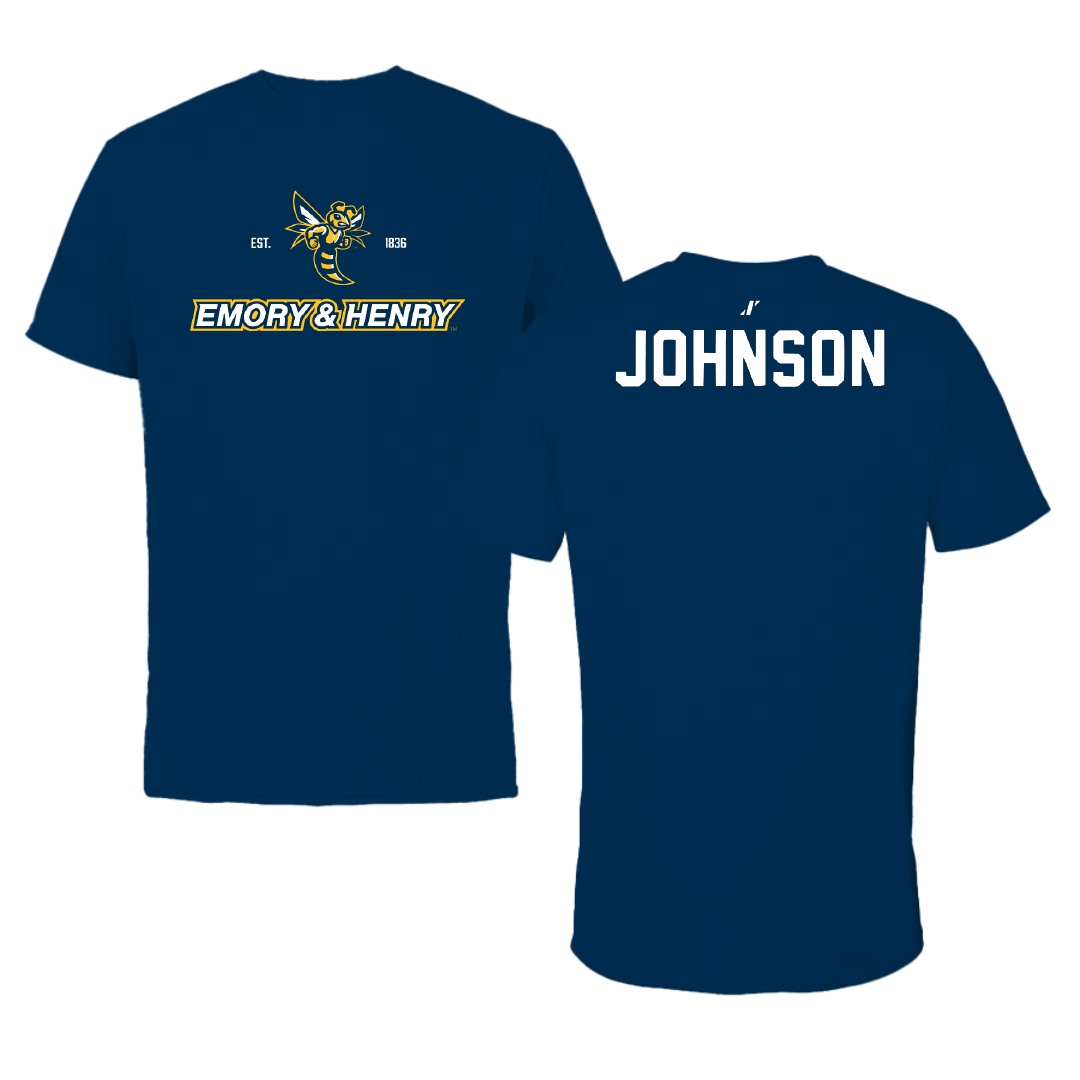 Emory & Henry College Equestrian Navy General Performance Tee - Giovanni Johnson