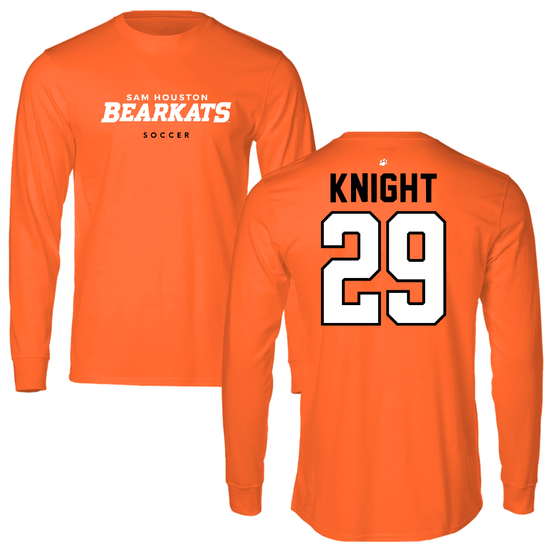 Sam Houston State University Soccer Orange Long Sleeve - #29 Savannah Knight