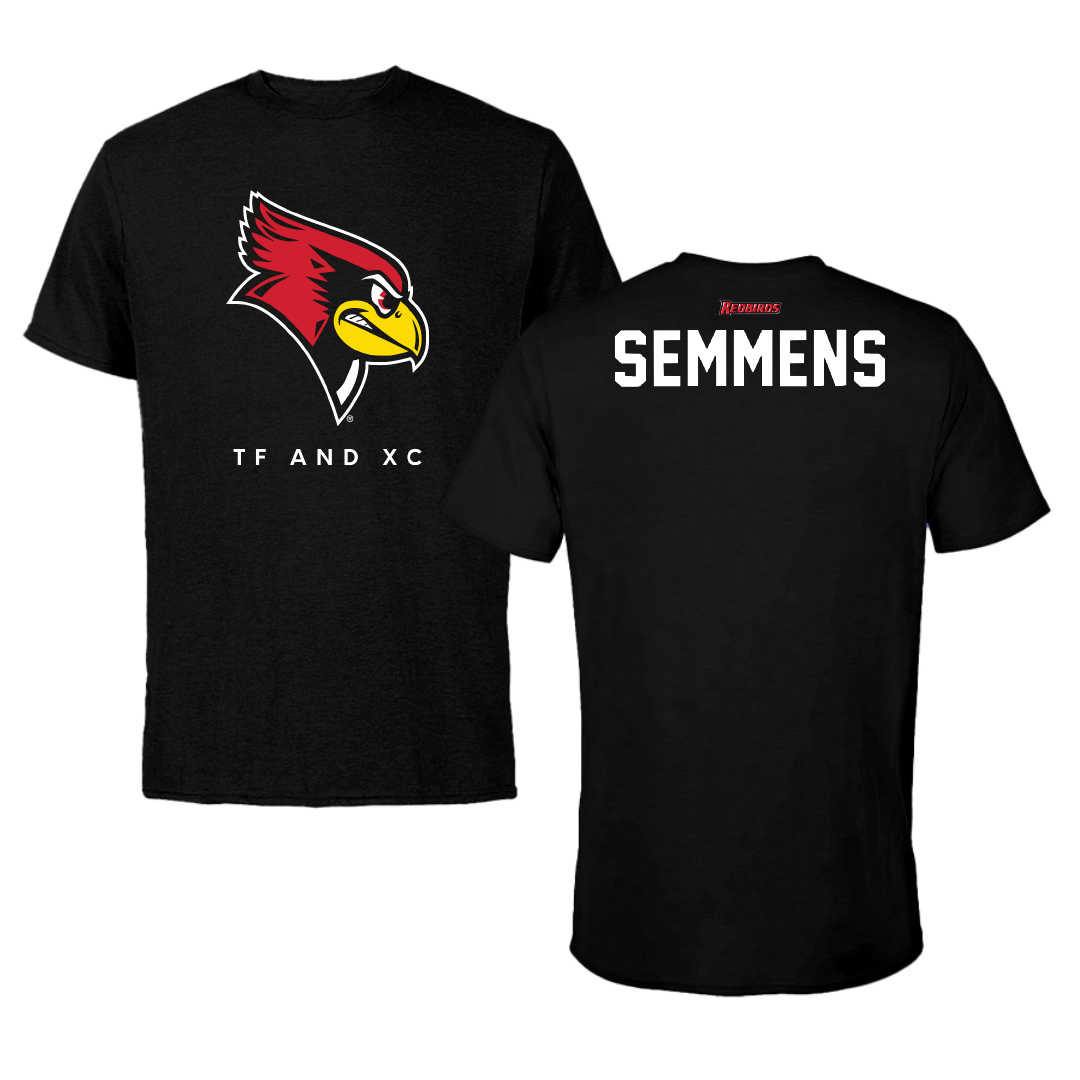 Illinois State University Track and Field Black Performance Tee - Payton Semmens