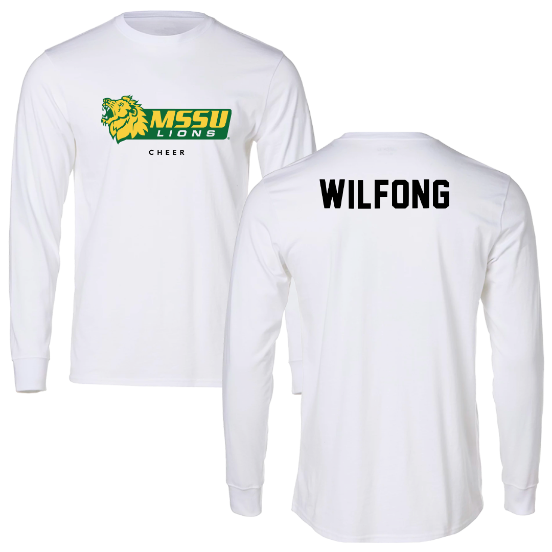 Missouri Southern State University Cheer White Performance Long Sleeve - Kaitlyn Wilfong