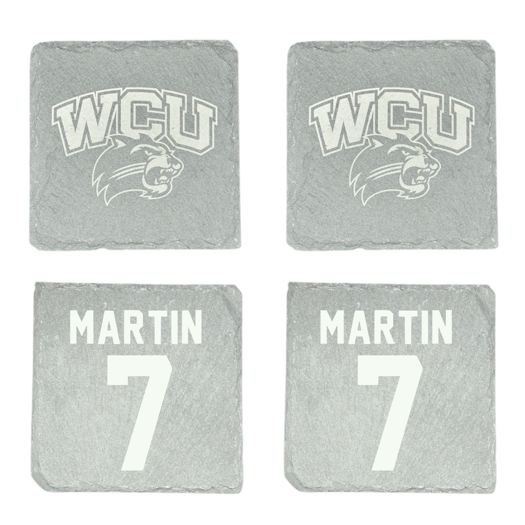 Western Carolina University Softball Stone Coaster (4 Pack)  - #7 Makenzie Martin