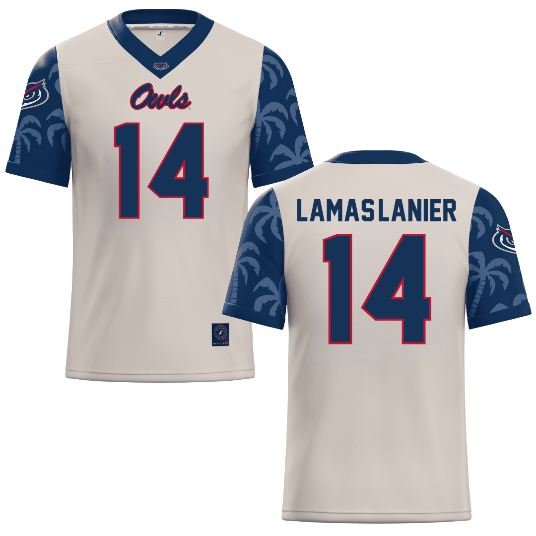Florida Atlantic University Sand Football Jersey - #14 Courtney Lamas-Lanier