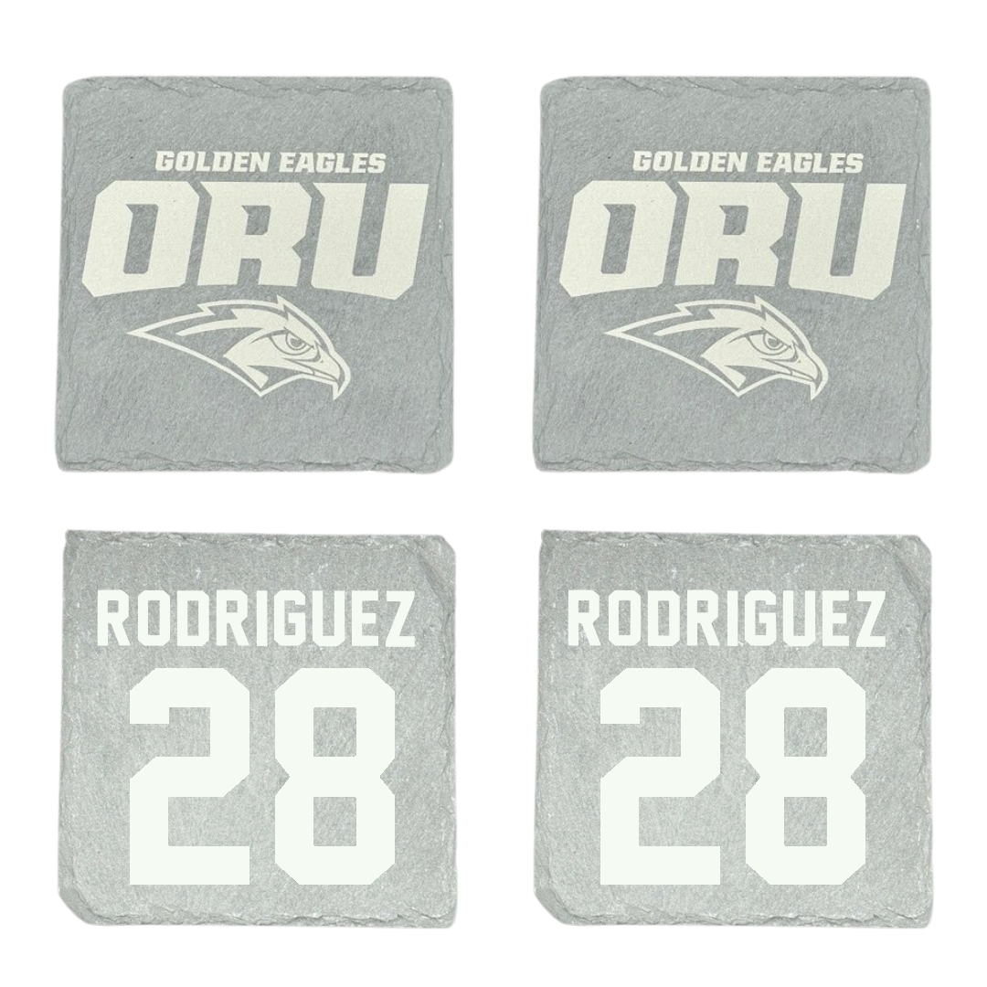 Oral Roberts University Soccer Stone Coaster (4 Pack)  - #28 Luci Rodriguez