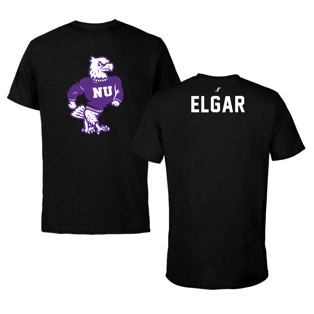 Niagara University Swimming & Diving Black Performance Tee - Keith Elgar