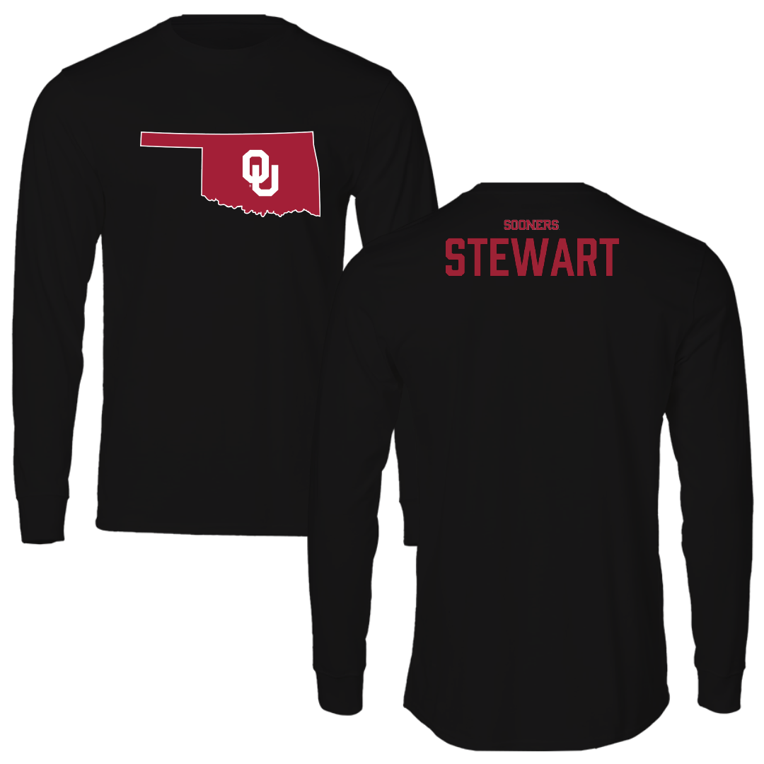 University of Oklahoma Rowing Black Performance Long Sleeve - Kennedy Stewart