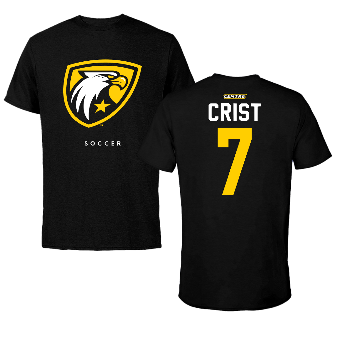Centre College Soccer Black Tee - #7 Ava Crist