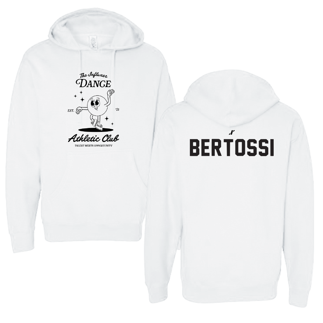 Dance White Influxer Athletic Club Hoodie - Cami Bertossi