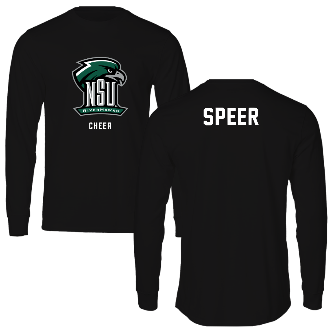 Northeastern State University Cheer Black Long Sleeve - Josie Speer