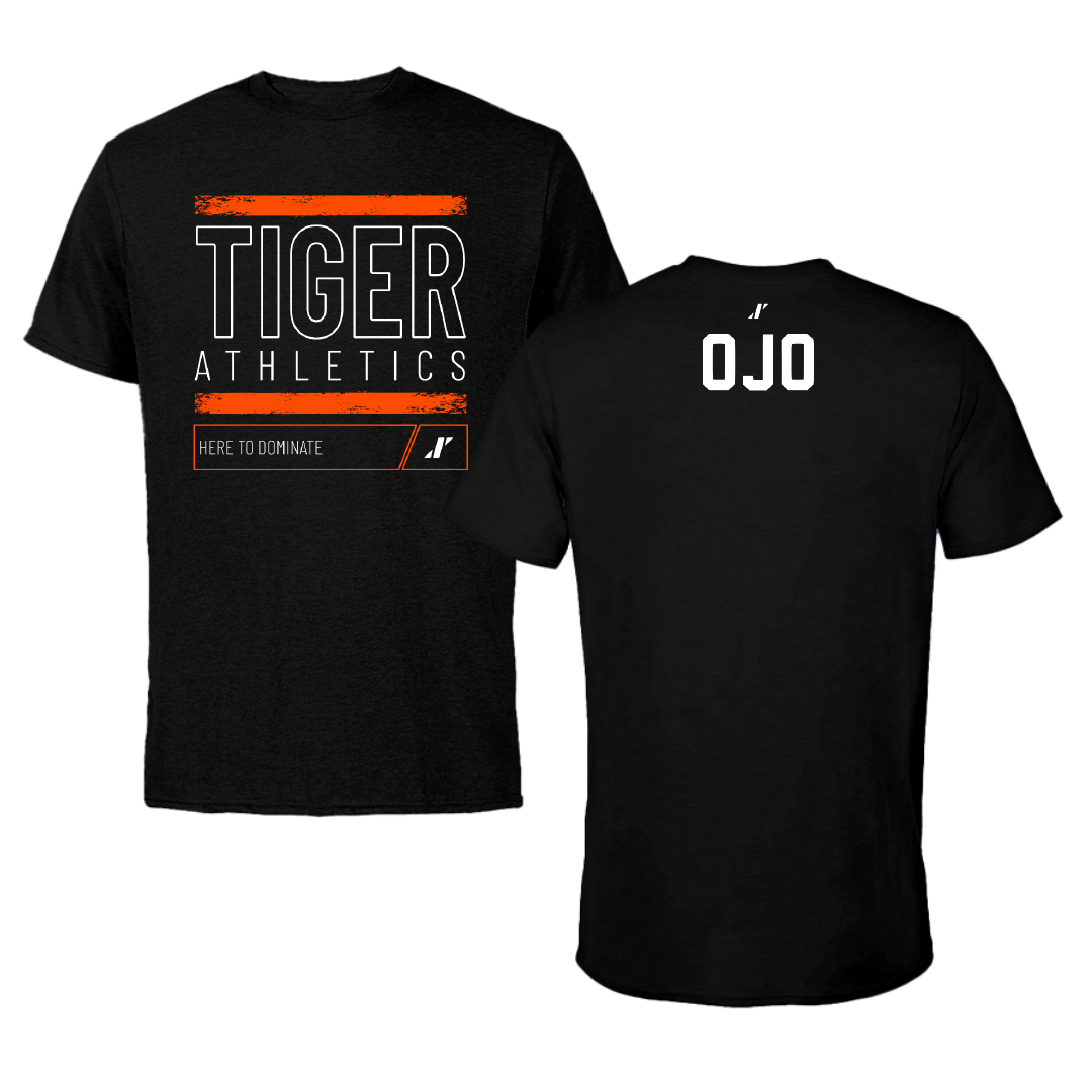 East Central University TF and XC Black Dominate Tee - Stephanie Ojo