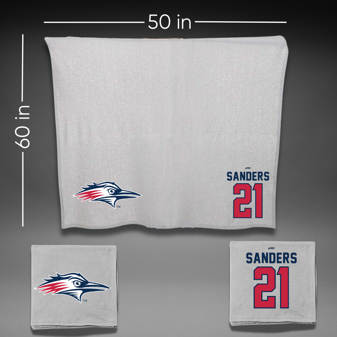 Metropolitan State University of Denver Soccer Gray Blanket - #21 Jaslyn Sanders