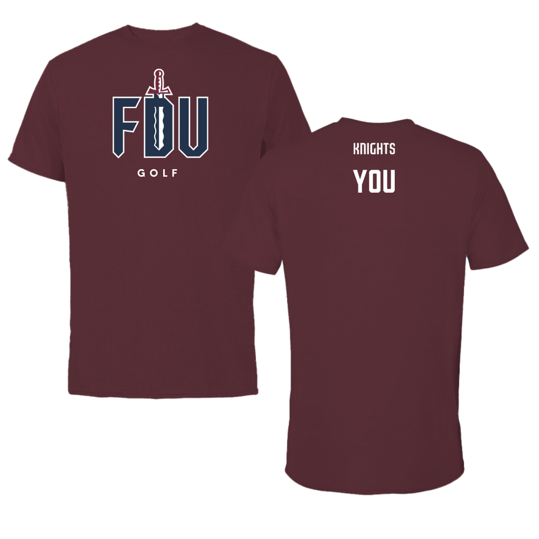 Fairleigh Dickinson University-Metropolitan Campus Golf Maroon Tee - Kaitlyn You