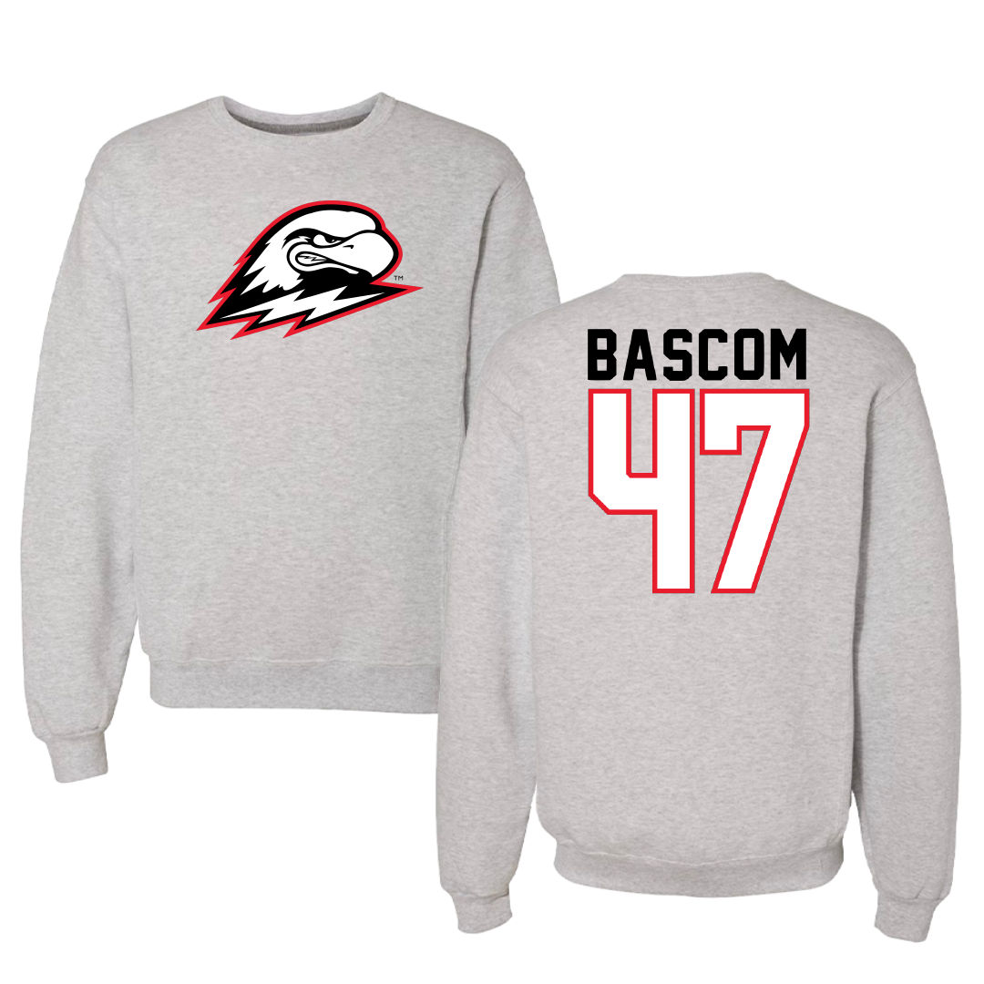 Southern Utah University Football Gray Crewneck - #47 Austin Bascom