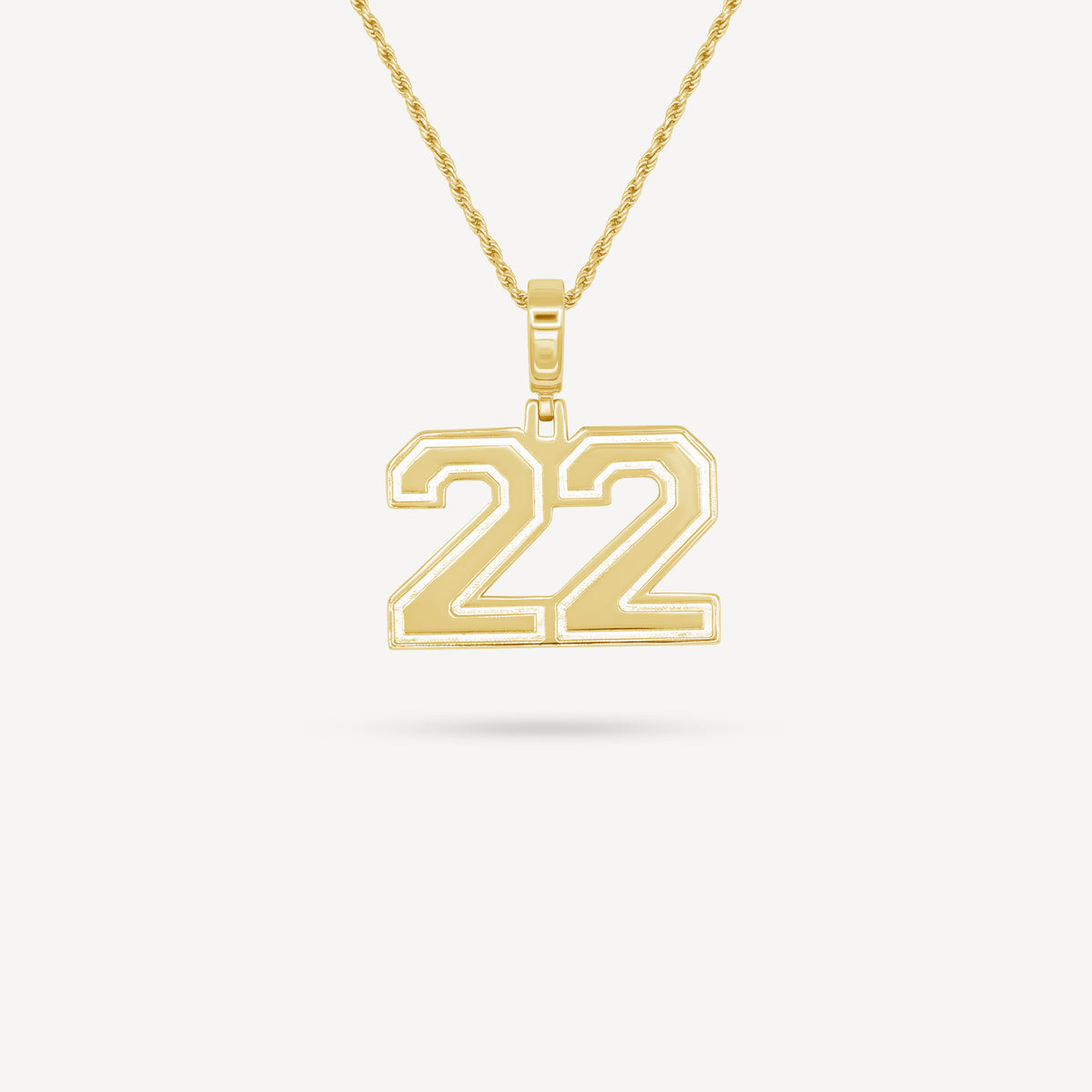 Gold Presidents Pendant and Chain - #22 Gianna Babusci